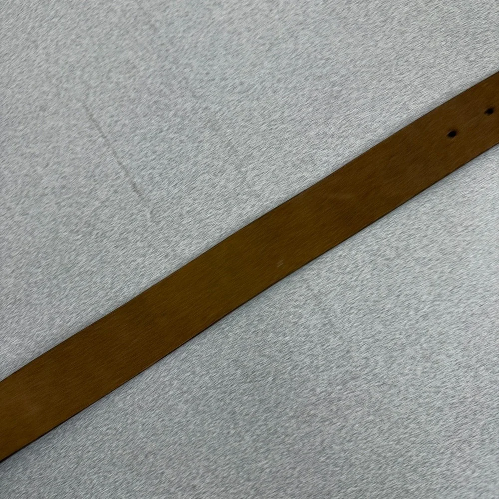 Damen + Hastings Belt Mens Small Brown Addison Suede Leather Roller Buckle